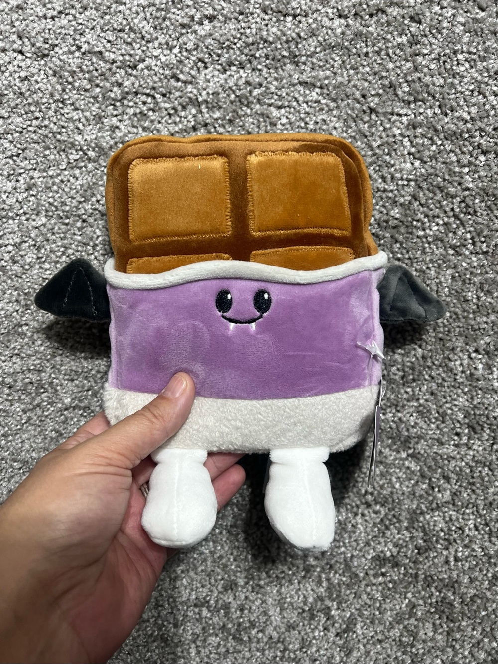 Giggle Scape 2025 Halloween Chocolate Waffle Bat Plush Toy New with Tags Target